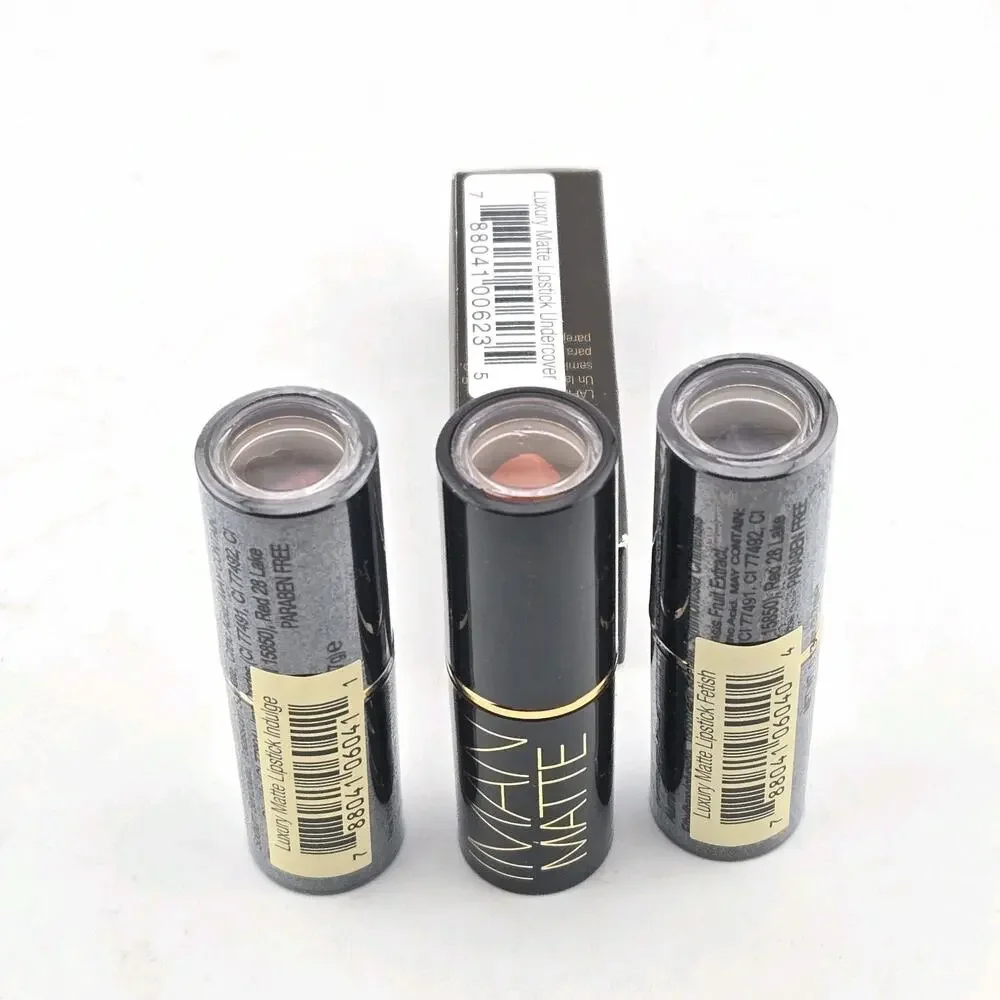IMAN Luxury Matte Lipstick Mixed Lot Of 3 Assorted Colors Full Size Gift Set